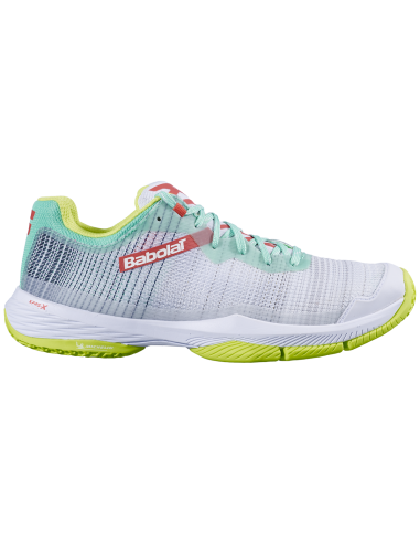 Babolat Women's Jet Ritma Padel Shoe Grey Spring Bouquet les muscles