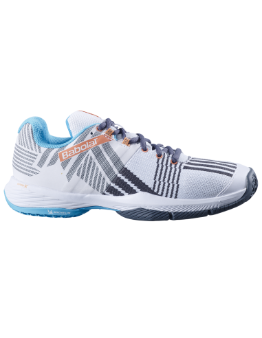 Babolat Women's Sensa Padel Shoes White/Canyon Sunset Les êtres humains sont 