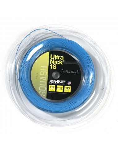 Ashaway UltraNick 18 Squash String - 110m Reel hantent personnes