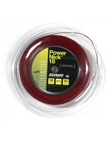 Ashaway PowerNick 18 Squash String - 110m Reel sélection de produits