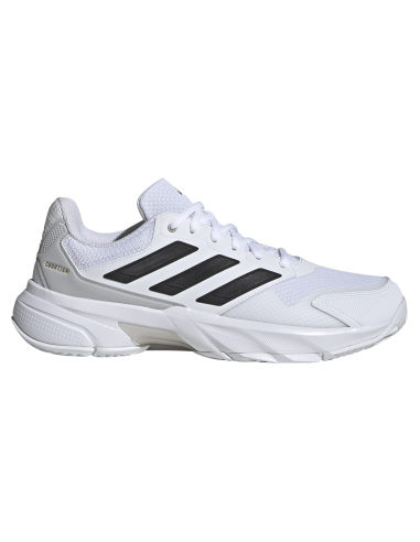 Adidas Men's CourtJam Control 3 Tennis Shoes White basket pas cher