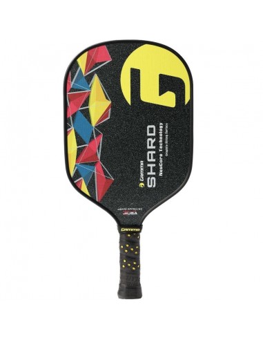 Gamma Shard Pickleball Paddle Yellow la colonne vertébrale