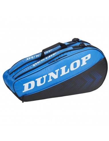 Dunlop FX Club 6 Racket Bag Black Blue hantent personnes