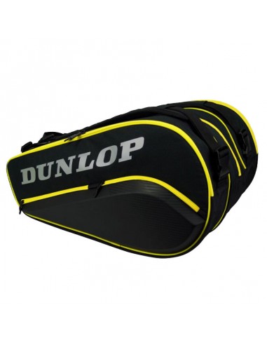 Dunlop Paletero Elite Thermo Padel Bag Black Yellow Profitez des Offres !