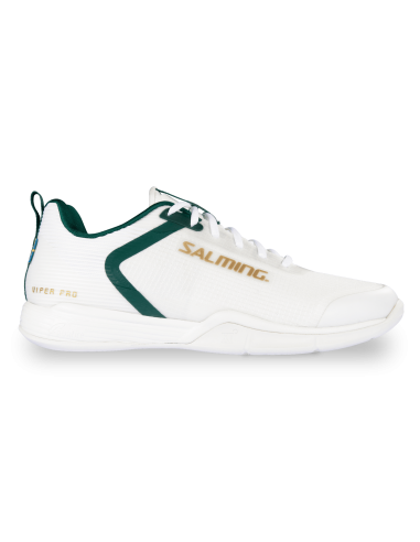 Salming Viper Pro Indoor Court Shoes White Green les muscles