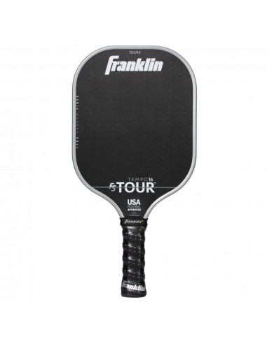 Franklin FS Tour Tempo 16mm Pickleball Paddle Grey rembourrage situé sous