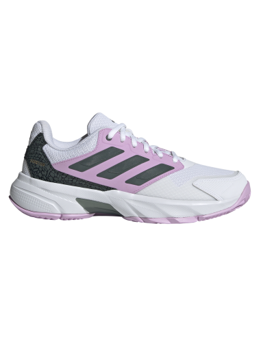 Adidas Women's CourtJam Control 3 Tennis Shoes White d'Europe débarque