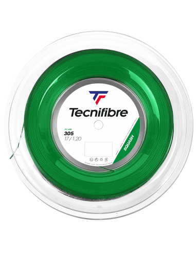 Tecnifibre 305 1.20 Squash String 200m Reel - Green livraison gratuite