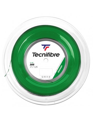 Tecnifibre 305 1.25 Squash String 200m Reel - Green prix