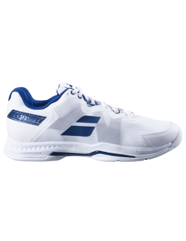 Babolat Men's SFX 3 All Court Tennis Shoe White Navy Les magasins à Paris et en Île-de-France