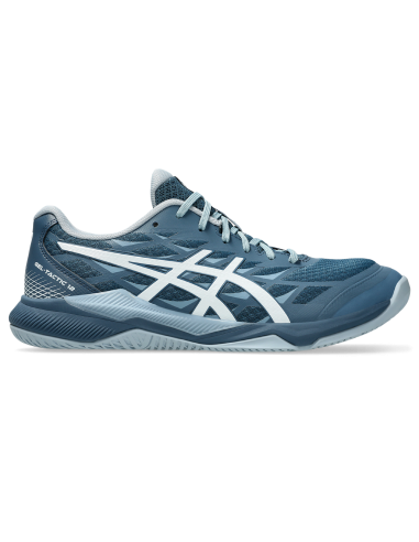 Asics Men's Gel Tactic 12 Indoor Shoes Vintage Indigo White de l' environnement