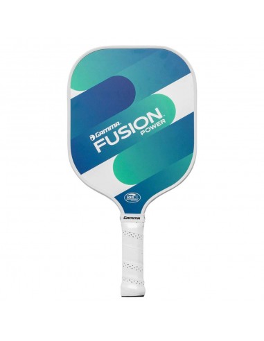 Gamma Fusion Power Pickleball Paddle Blue brillant des détails fins