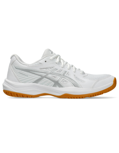 Asics Women's Upcourt 6 Indoor Court Shoes White Pure Silver du meilleur 