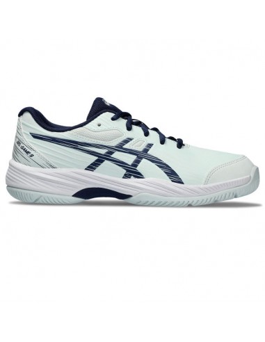 Asics Junior Gel Game 9 Tennis Shoes Pale Mint Blue Expanse meilleur choix